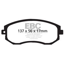 EBC Ultimax2 Front Brake Pads, Scion FR-S, Subaru BRZ, WRX, Toyota 86, UD1539