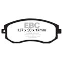 EBC Red Stuff FRONT Brake Pads, FR-S, BRZ, 86, Impreza, Forester, Legacy, DP31884C