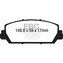 EBC Red Stuff FRONT Brake Pads, Acura RDX, RLX, Honda Civic, DP31896C