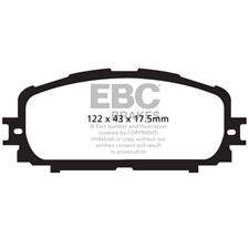 EBC Ultimax2 Front Brake Pads, Toyota Yaris, UD1628