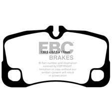EBC Yellow Stuff REAR Brake Pads, Porsche 911 Carrera 2, 4, 4S, GT3, Twin Turbo, DP41930R