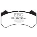 EBC SR11 Sintered Metal Front Race Pads, Nissan GT-R, Alcon, Brembo, DP81983.19SR11