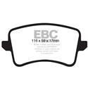 EBC Ultimax2 Rear Brake Pads, Audi A4, A5, Allroad Quattro, Q5, UD1386