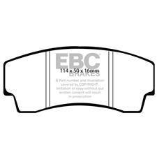 EBC Red Stuff REAR Brake Pads, Noble M12, DP3008C