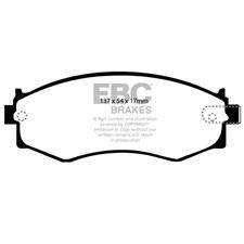 EBC Yellow Stuff FRONT Brake Pads, G20, 240SX, Sentra, Skyline, Stanza, DP4792R