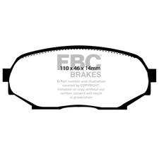 EBC Green Stuff Front Brake Pads, Isuzu Impulse, Mazda Miata MX5, DP2802