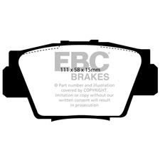 EBC Yellow Stuff REAR Brake Pads, Acura NSX, DP4873R