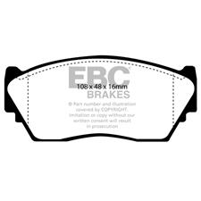 EBC Green Stuff Front Brake Pads, Nissan NX, Sentra, DP2892
