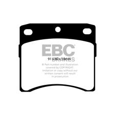 EBC Green Stuff Front Brake Pads, VW Eurovan - vented rotors, DP6939