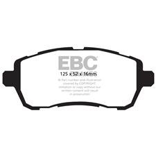 EBC Ultimax2 Front Brake Pads, Ford Fiesta, UD1454