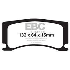 EBC Yellow Stuff REAR Brake Pads, Jaguar XKR, DP42112R