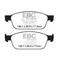 EBC Ultimax2 Front Brake Pads, Focus, Transit Connect Wagon, MKC, UD1668
