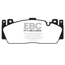 EBC Blue Stuff Front Brake Pads, BMW M2 Competition, M2 CS, M5, M6, M6 Gran Coupe, DP52148NDX