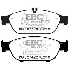 EBC Red Stuff FRONT Brake Pads, Mercedes E550 Coupe, DP32169C
