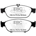 EBC Red Stuff FRONT Brake Pads, Mercedes E550 Coupe, DP32169C