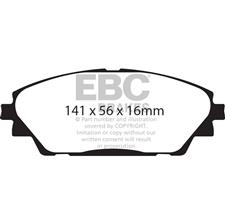 EBC Green Stuff Front Brake Pads, Mazda 3, CX-3, DP22185