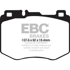 EBC Red Stuff FRONT Brake Pads, Mercedes C300, C400, GLC300, DP32210C