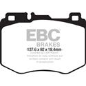 EBC Green Stuff Front Brake Pads, Mercedes C300, C350e, GLC300, DP22210