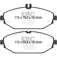 EBC Yellow Stuff FRONT Brake Pads, Mercedes C300, C350e, C400, DP42214R