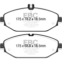 EBC Green Stuff Front Brake Pads, Mercedes C300, DP22214