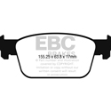 EBC Red Stuff FRONT Brake Pads, Audi A4, DP32273C