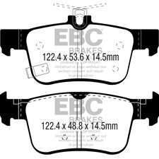 EBC Ultimax2 Rear Brake Pads, Acura RDX, Honda Civic, UD1878