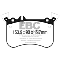 EBC Yellow Stuff FRONT Brake Pads, Mercedes CLA45 AMG, GLA45 AMG, DP42311R