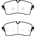 EBC Yellow Stuff FRONT Brake Pads, E-Pace, Discovery 5, Range Rover Evoque, DP42385R