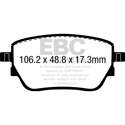 EBC Ultimax2 Front Brake Pads, Jeep Grand Cherokee, UD1904