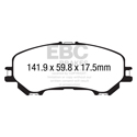 EBC Ultimax2 Front Brake Pads, Nissan Rogue, Rogue Sport, UD1737