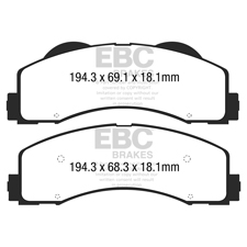 EBC Ultimax2 Front Brake Pads, Ford F150, F150 Twin Turbo Raptor, UD1770