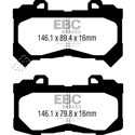 EBC Ultimax2 Front Brake Pads, Chevy Colorado, GMC Canyon, UD1802
