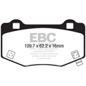 EBC Yellow Stuff REAR Brake Pads, Ford Mustang Shelby GT350, DP43056R