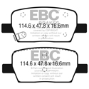 EBC Green Stuff Rear Brake Pads, Enclave, CT6, XT5, XT6, Camaro, DP23064