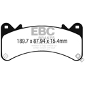 EBC Ultimax2 Front Brake Pads, Escalade, Tahoe, Yukon, Denali, UD1910