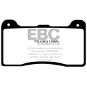 EBC Yellow Stuff Brake Pads for Stoptech ST42 and Wilwood Calipers, DP4039R