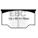 EBC Yellow Stuff Brake Pads for Alcon A-Type 3435 D49 Calipers, DP4073R