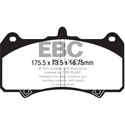 EBC Yellow Stuff Brake Pads for AP Racing CP 7555 Calipers, DP4074R