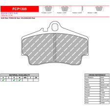 Ferodo FCP1308H DS2500 Performance Brake Pads, Porsche 991, Boxster, Cayman, Rear