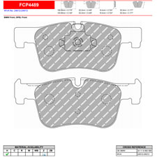 Ferodo FCP4489H DS2500 Performance Brake Pads, BMW 135i, 328i, Front