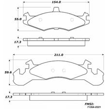 Porterfield R4-1 Carbon Kevlar Racing Brake Pad AP 221 R4-1