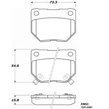 Porterfield R4-E Carbon Kevlar Endurance Brake Pad AP 461.1 R4-E