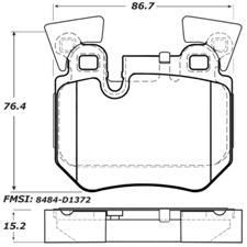 Porterfield R4-E Carbon Kevlar Endurance Brake Pad AP 1372 R4-E