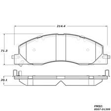 Porterfield R4-S Carbon Kevlar Perf Street Pad AP 1399 R4-S