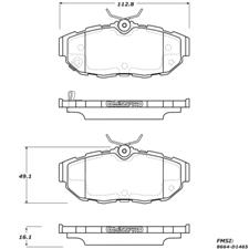 Raybestos ST45 Racing Brake Pads, Mustang, GT, Shelby, Boss, RC 1465