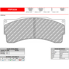 Ferodo FRP3039GB DS3.12 Thermally Bedded Racing Brake Pads, TA 6+, CP6230, CP9665