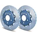 Girodisc 2 Piece Rotors, Rear, Shelby GT500, Boss 302, GT with Brembo, A2-081