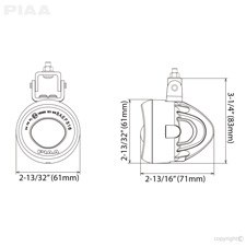 PIAA 1100P LED All Terrain ATP Light Kit, 26-01202