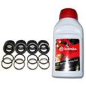 Brembo Caliper Rebuild kit for 2 Calipers, 36 and 40 mm