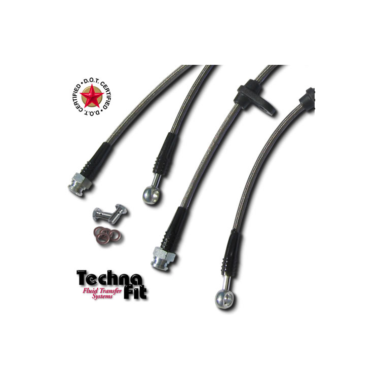 Techna-Fit Brake Lines TOYOTA 1989-1992 CRESSIDA REARS TOY-1160R 2 